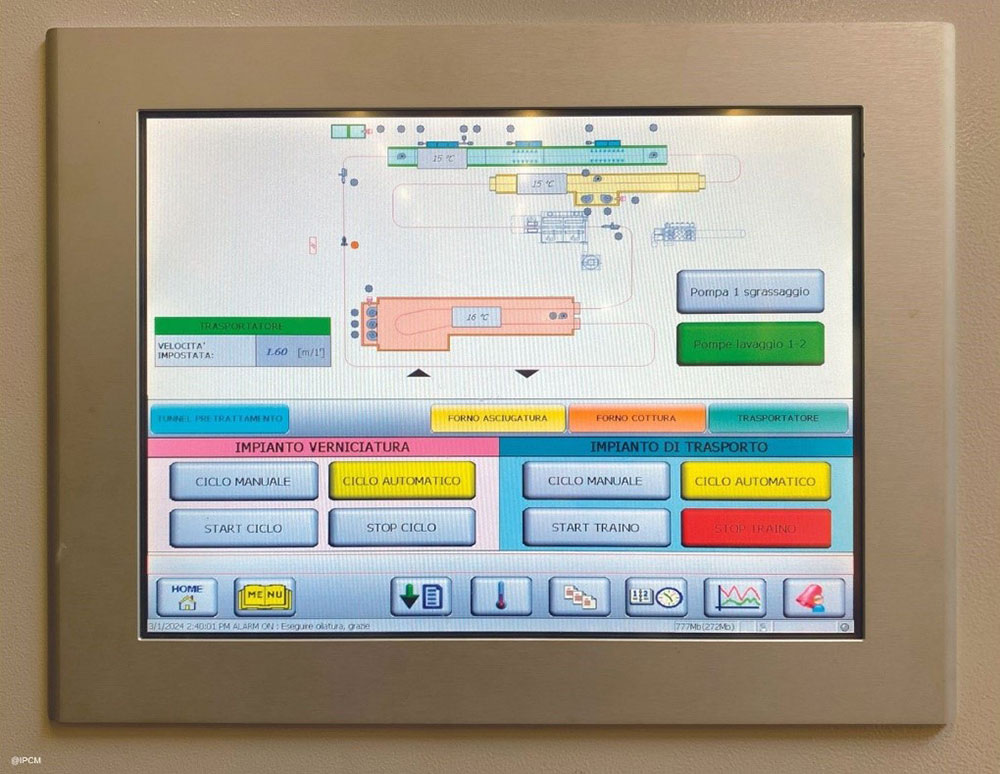 The system’s PLC